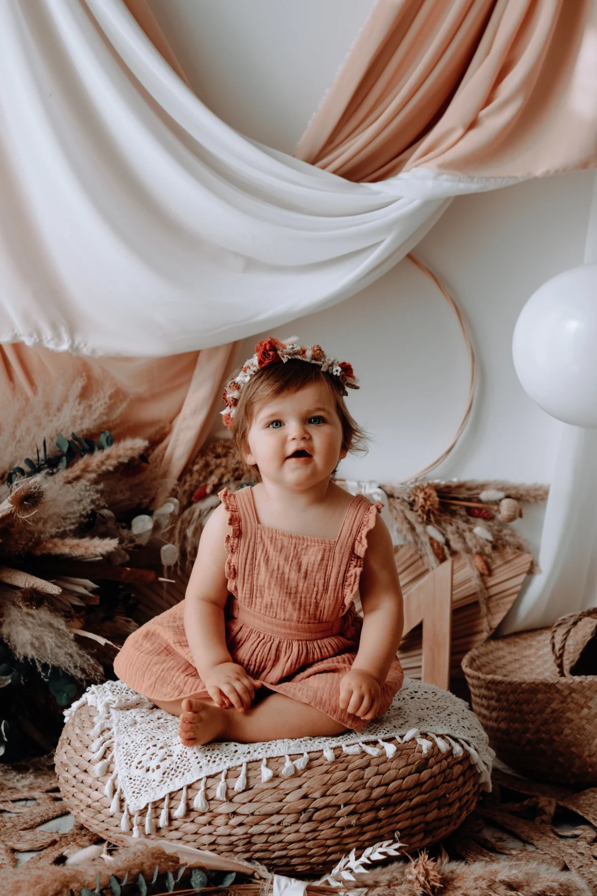 Portrait de bébé au studio Audrey Alarcon