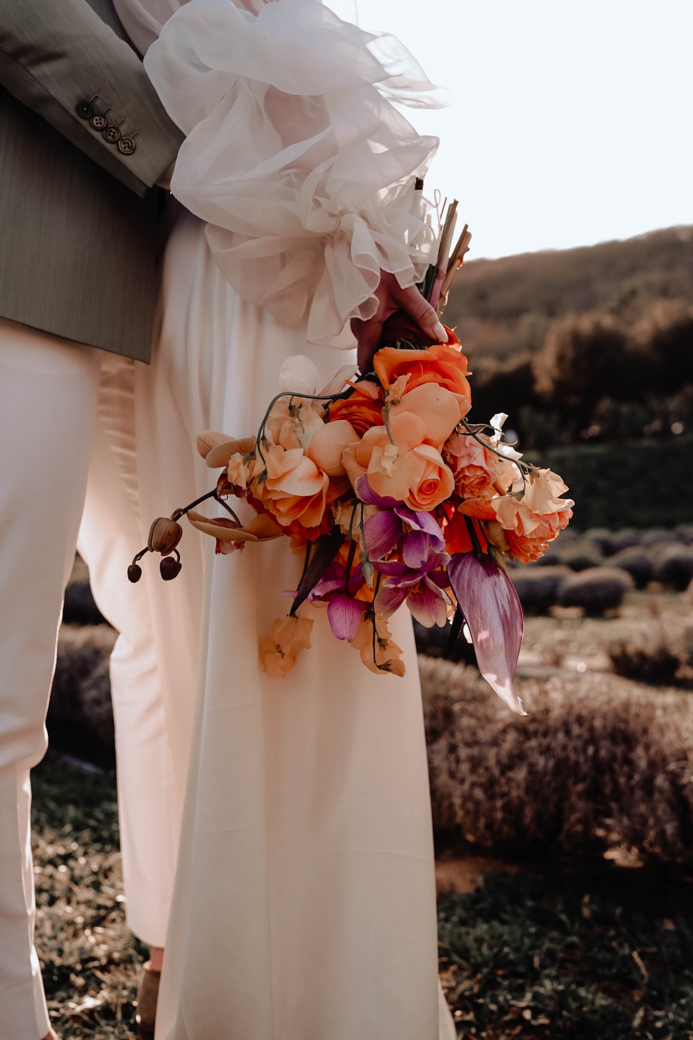 Bouquet de mariée photographié lors d'un mariage dans le Gard par Audrey Alarcon